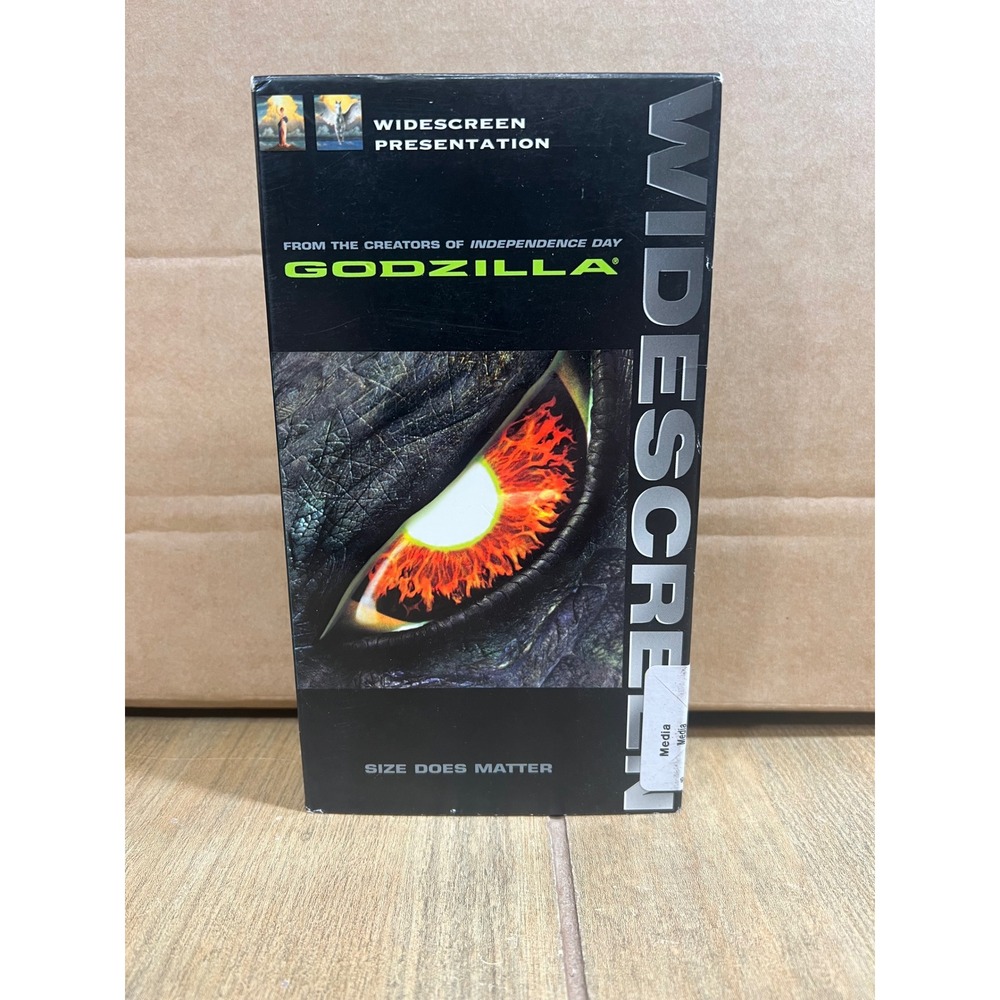 Godzilla 1998 VHS Widescreen Presentation TriStar Pictures Monster Movie 99993
